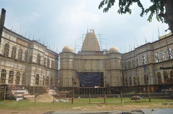 Agartala Bharat Ratna Club's preparation on peak ahead of Durga Puja 2020